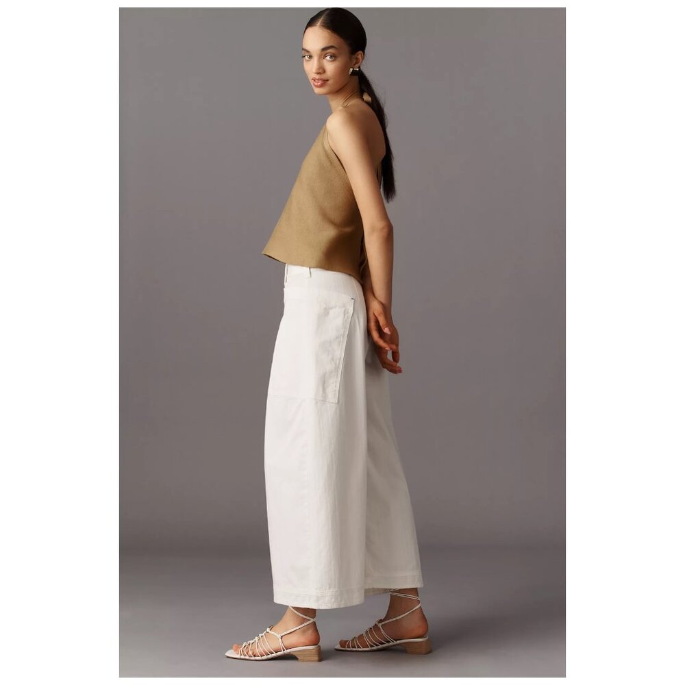 ANTHROPOLOGIE | Pilcro | 98% Cotton Wide-Leg Utility Pants | NWT - Picture 2 of 8
